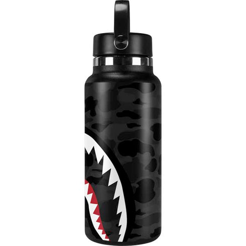 Shark Teeth Grey Street Camo Hydro Flask 32oz Wide Mouth Skin